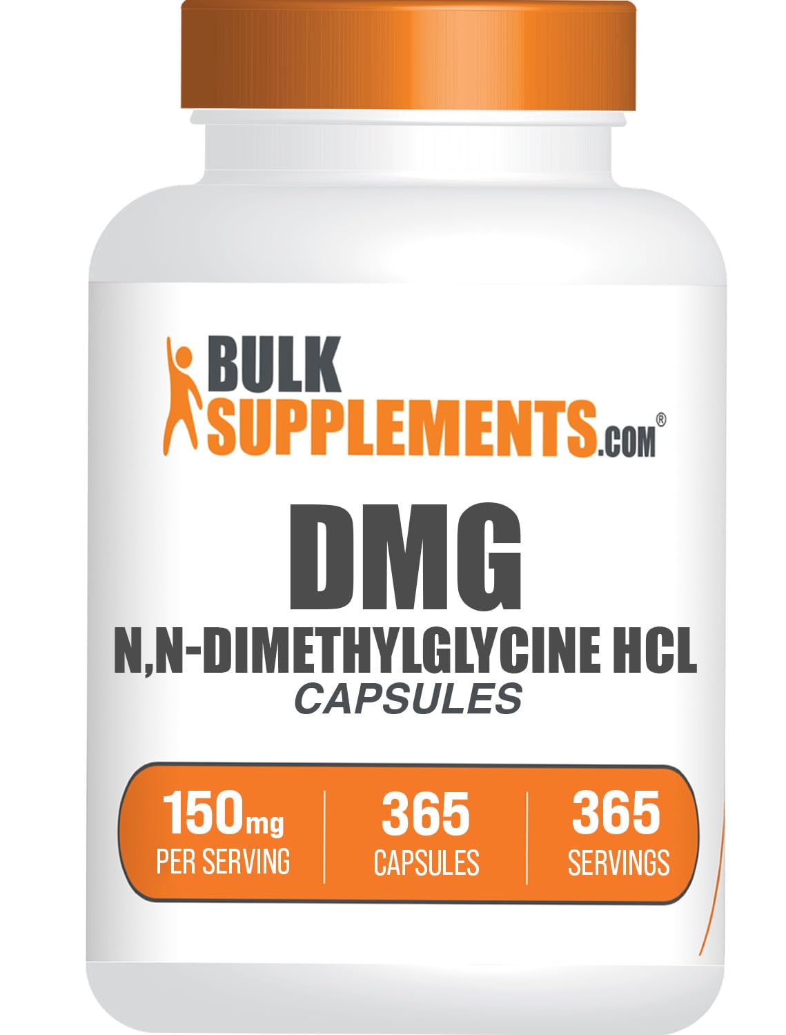 BulkSupplements DMG HCl Capsules 365 Count