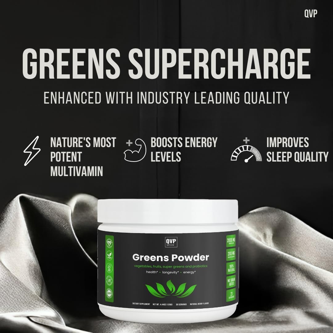 QVP Greens Superfood Powder 2.0 Pack of 50