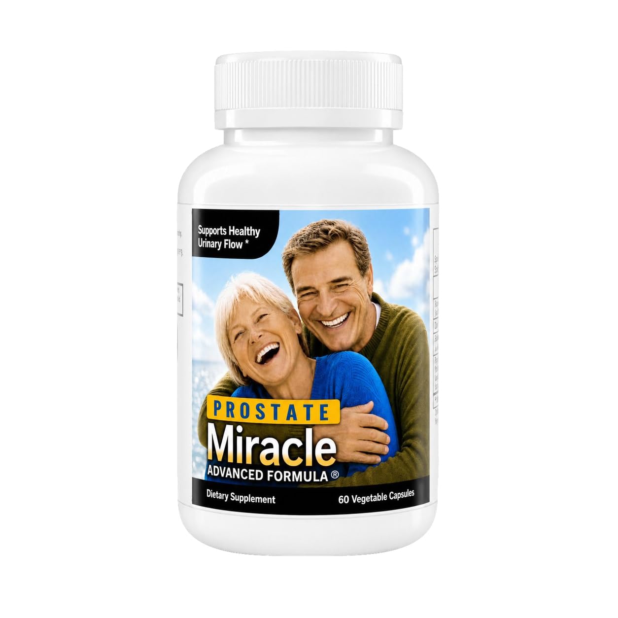 NHS Global Prostate Miracle Advanced Formula Beta Sitosterol Prostate Supplement for Men Pine-Derived Phytosterols (Non-GMO) Supports Healthy Urinary Flow Capsules, 2 Pack