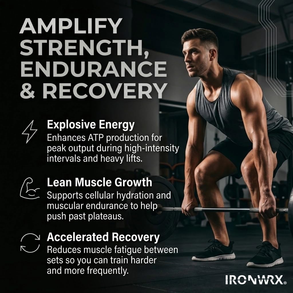 IRONWRX Creatine Monohydrate Powder 10.5 Ounce