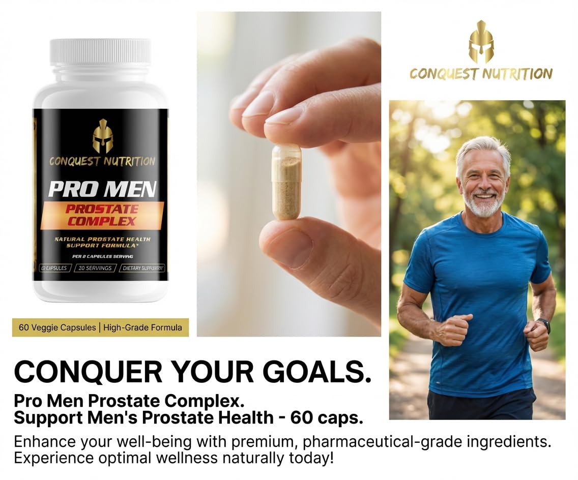 Conquest Nutrition Pro Men Prostate Complex 60 Veggie Caps