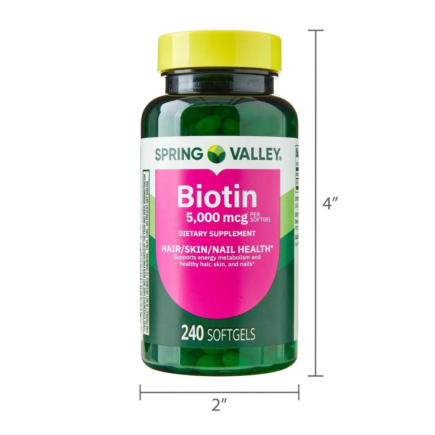 NEWCHEERS Biotin 5000 mcg Softgels, 240 Count
