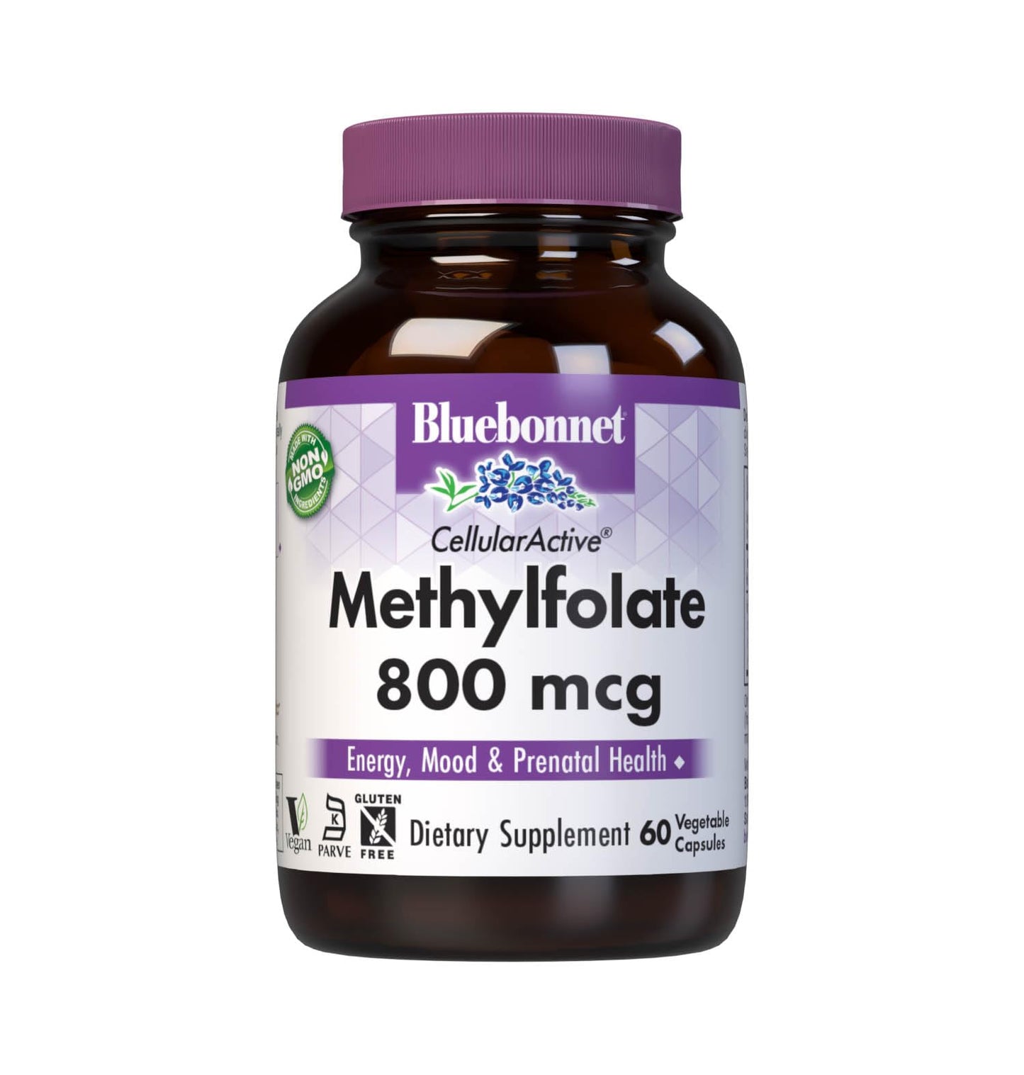 BlueBonnet CellularActive Methylfolate 800 mcg Capsules, 60 Count