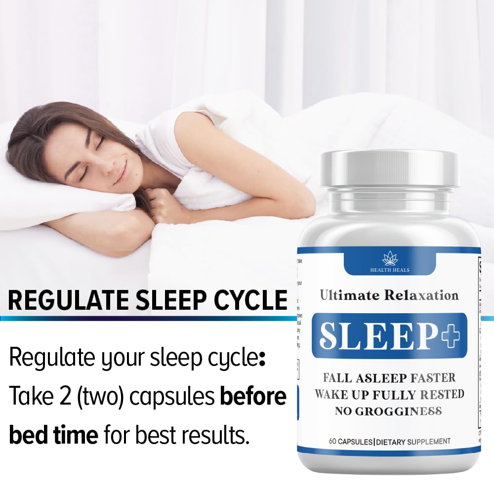 Health Heals Relaxation Sleep Aid Capsule, 60 Count