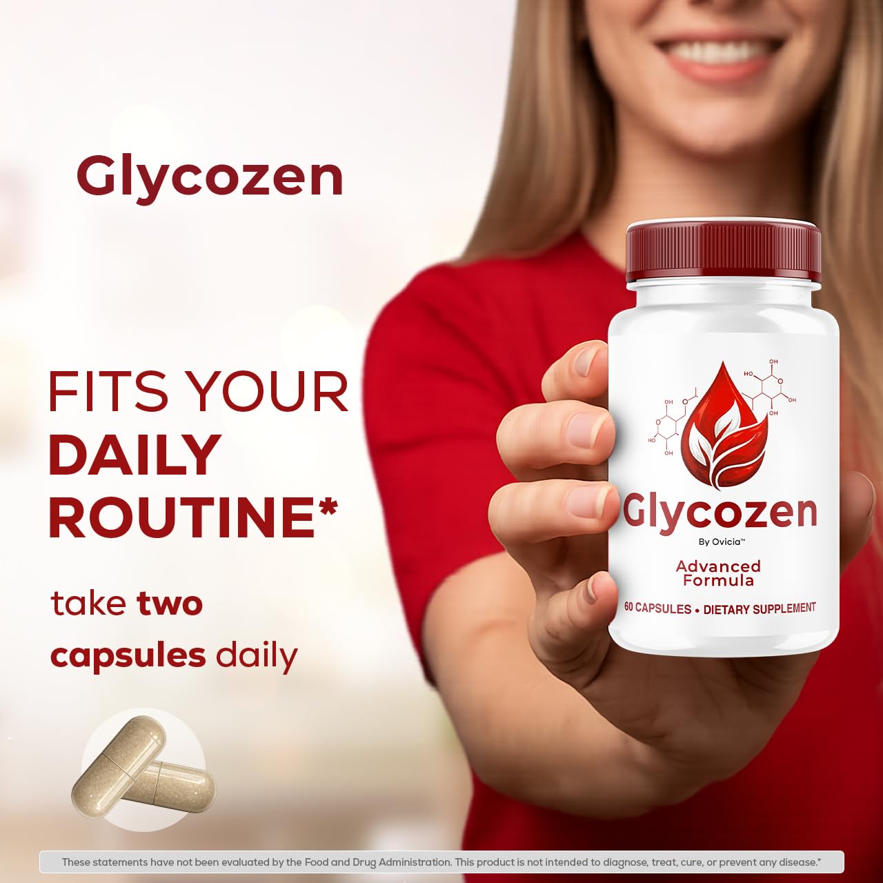 OVICIA Glycozen Capsules, 120 Capsules