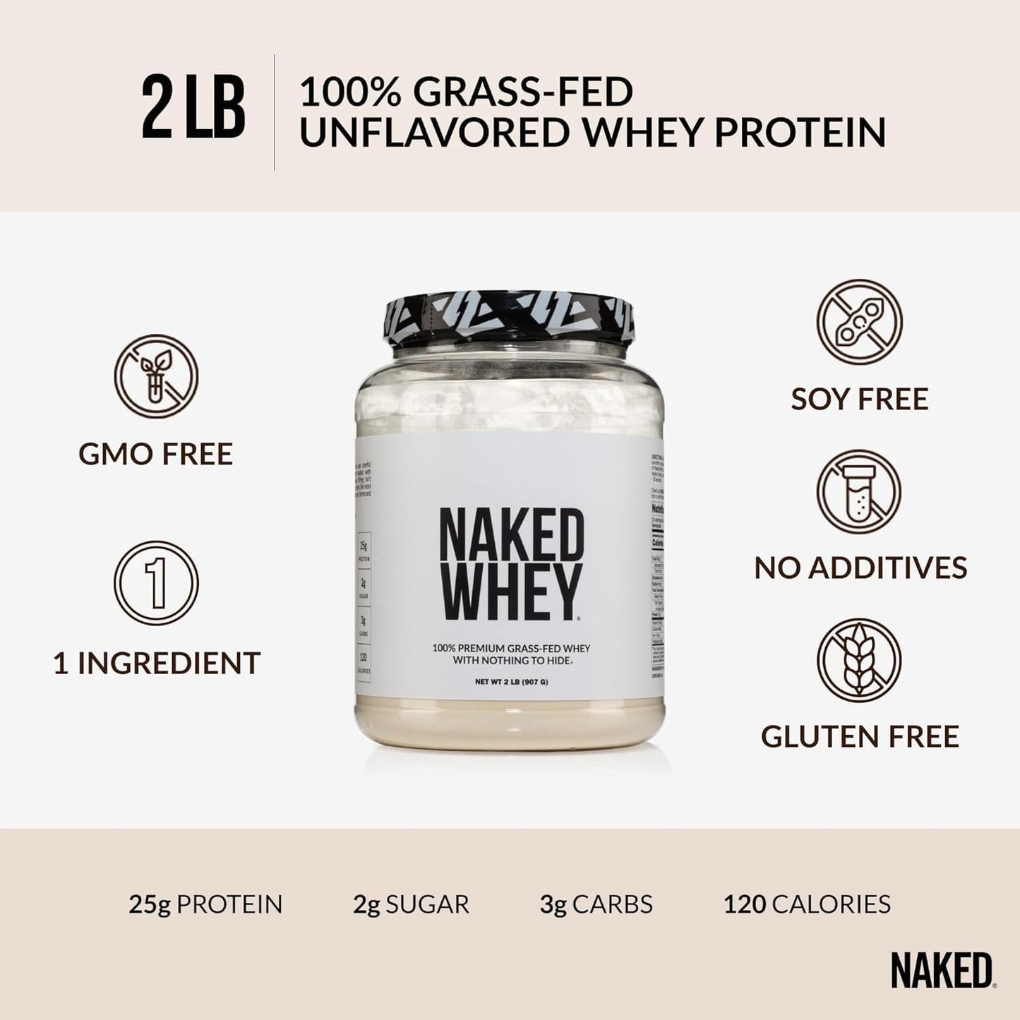 NAKED Whey Protein Powder 32