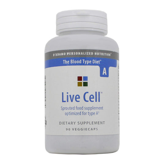 D'Adamo Personalized Nutrition Live Cell B/AB Capsules 90