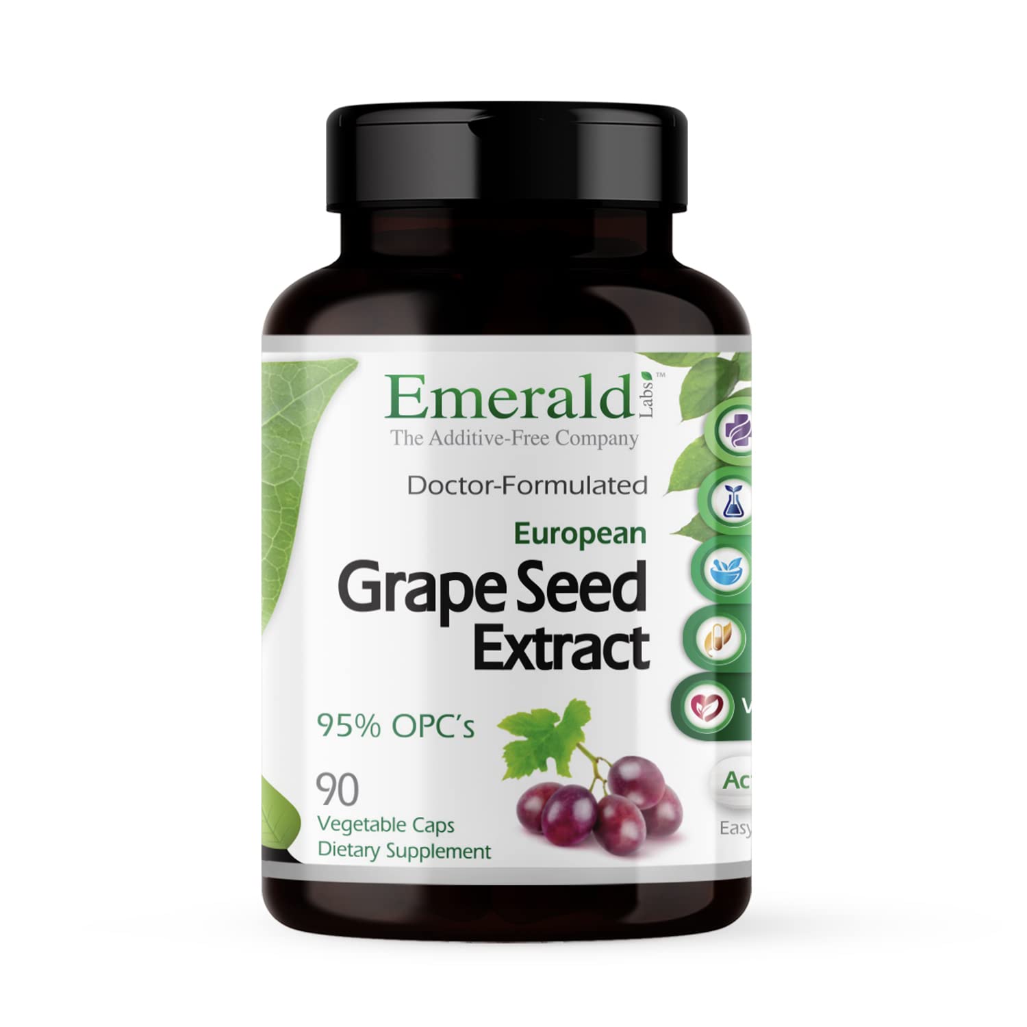 Emerald Labs European Grape Seed Extract Capsule, 90 Count