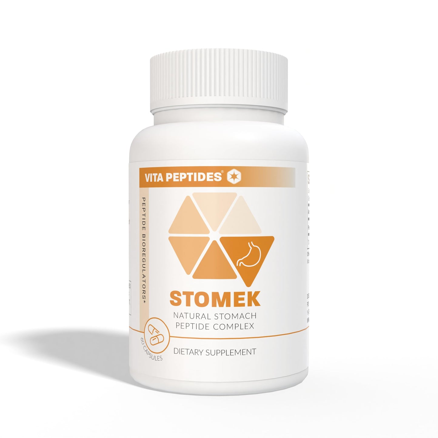 Vita Peptides Stomek Stomach Natural Peptide Bioregulator Capsule 60 Count