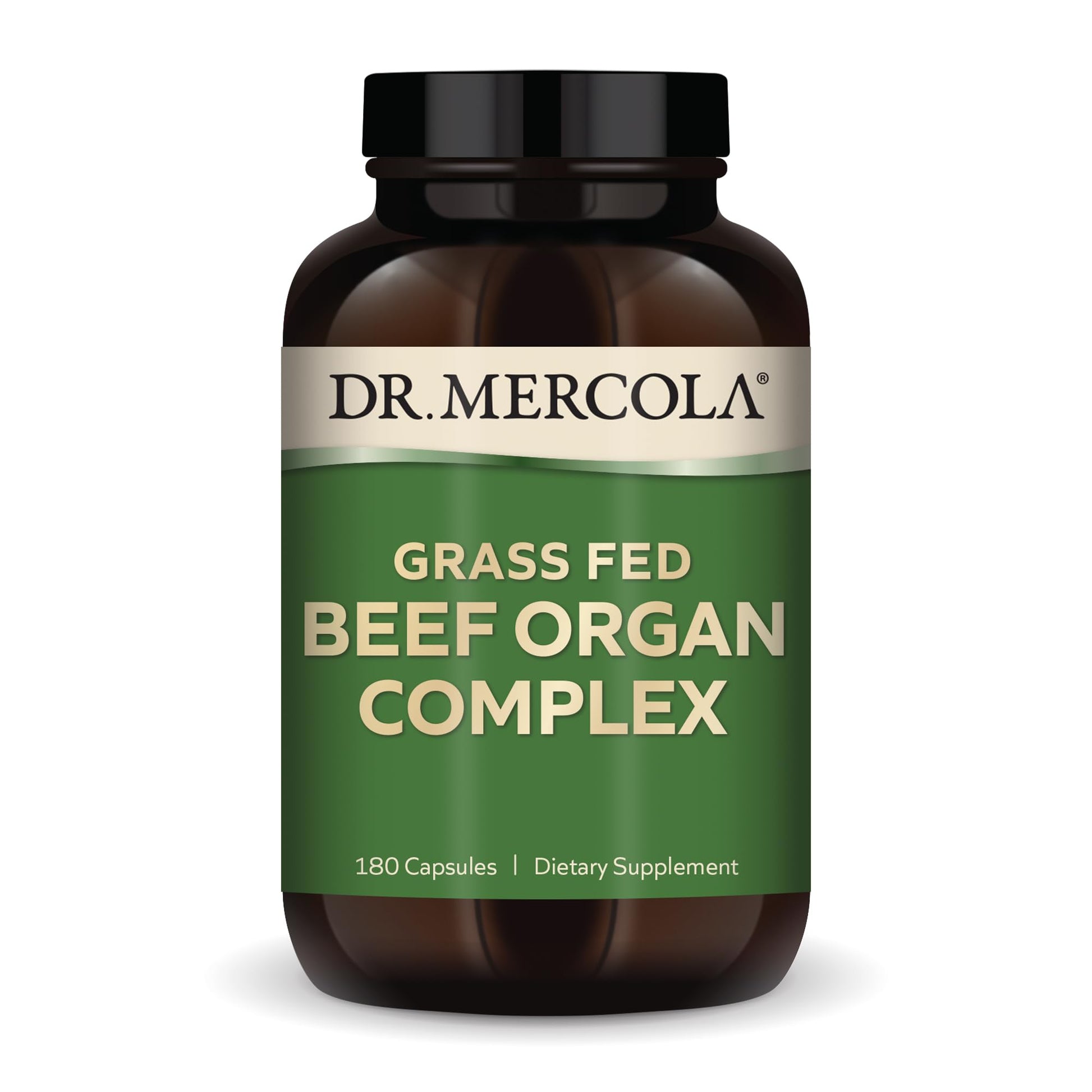 Dr. Mercola Grass Fed Beef Organ Complex 180 Capsules