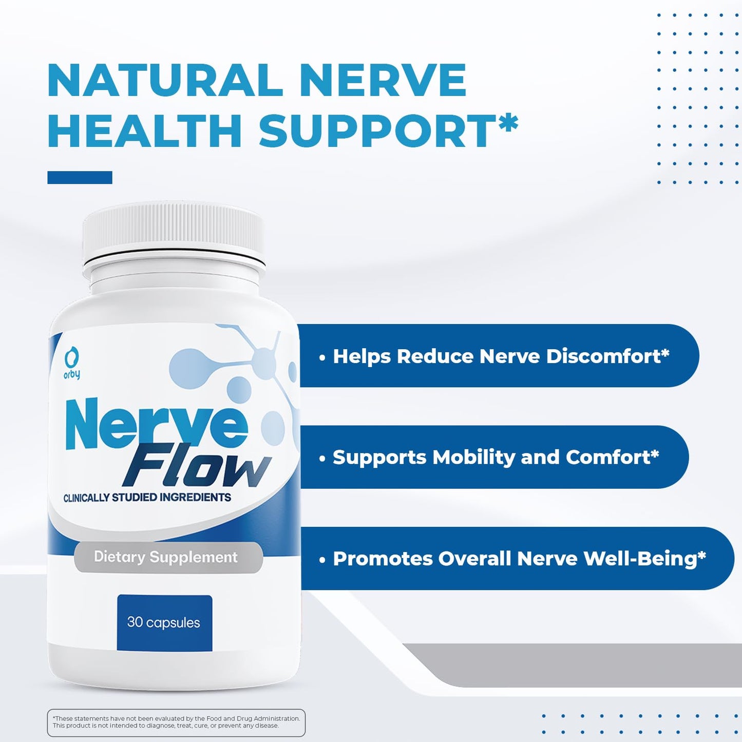 Orby NerveFlow Capsule, 180 Capsules