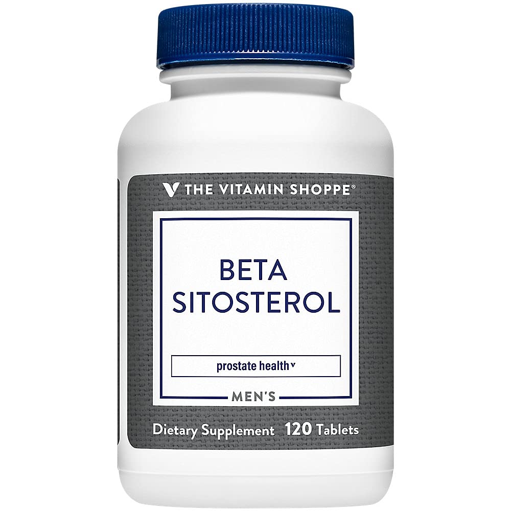 The Vitamin Shoppe Beta Sitosterol 300mg Tablet, 120 Tablets