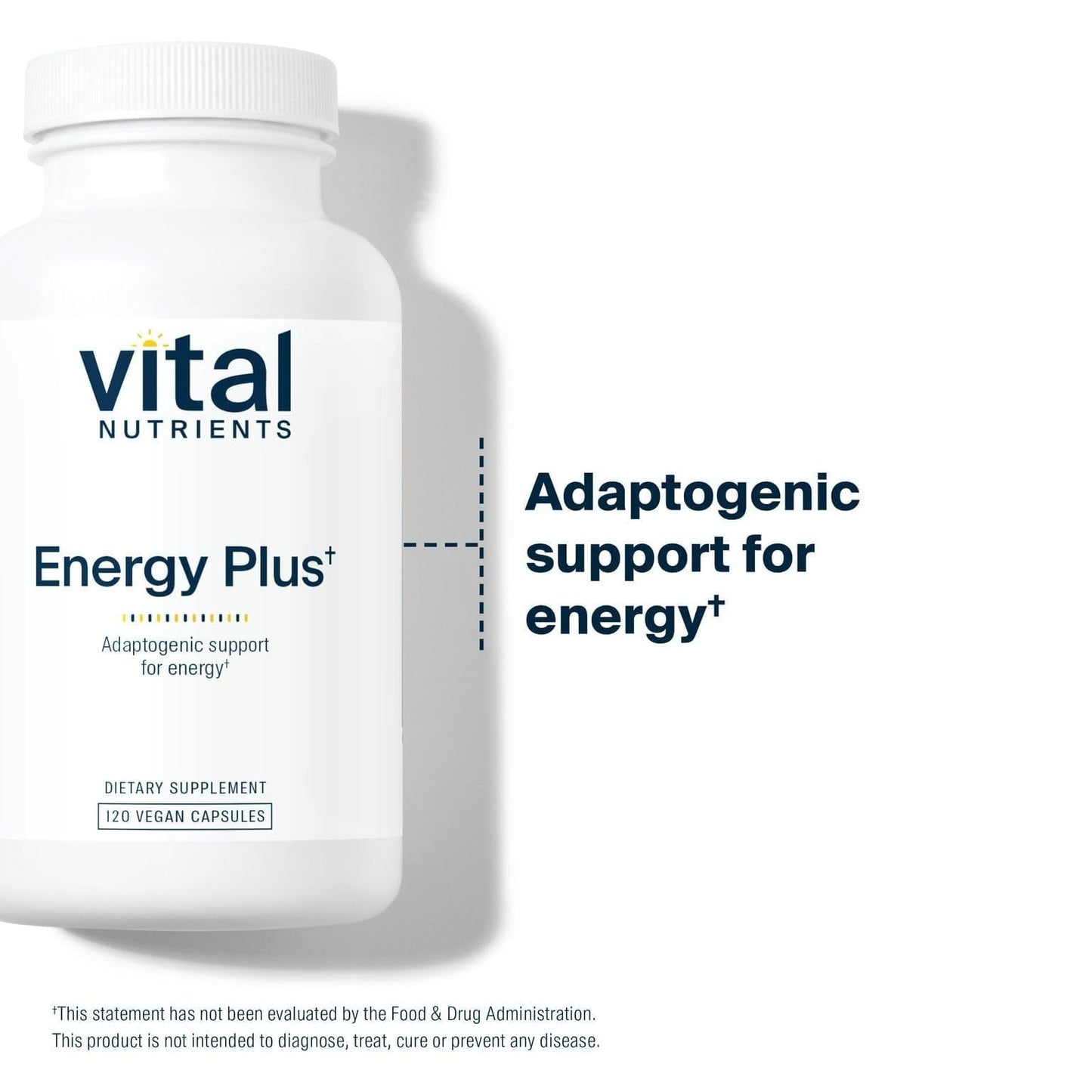 Vital Nutrients Energy Plus Capsules 120 Count