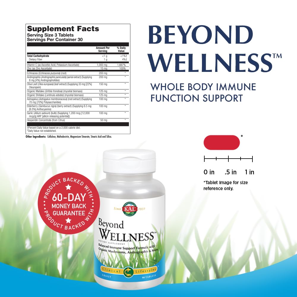KAL Beyond Wellness Tablets 90 Count