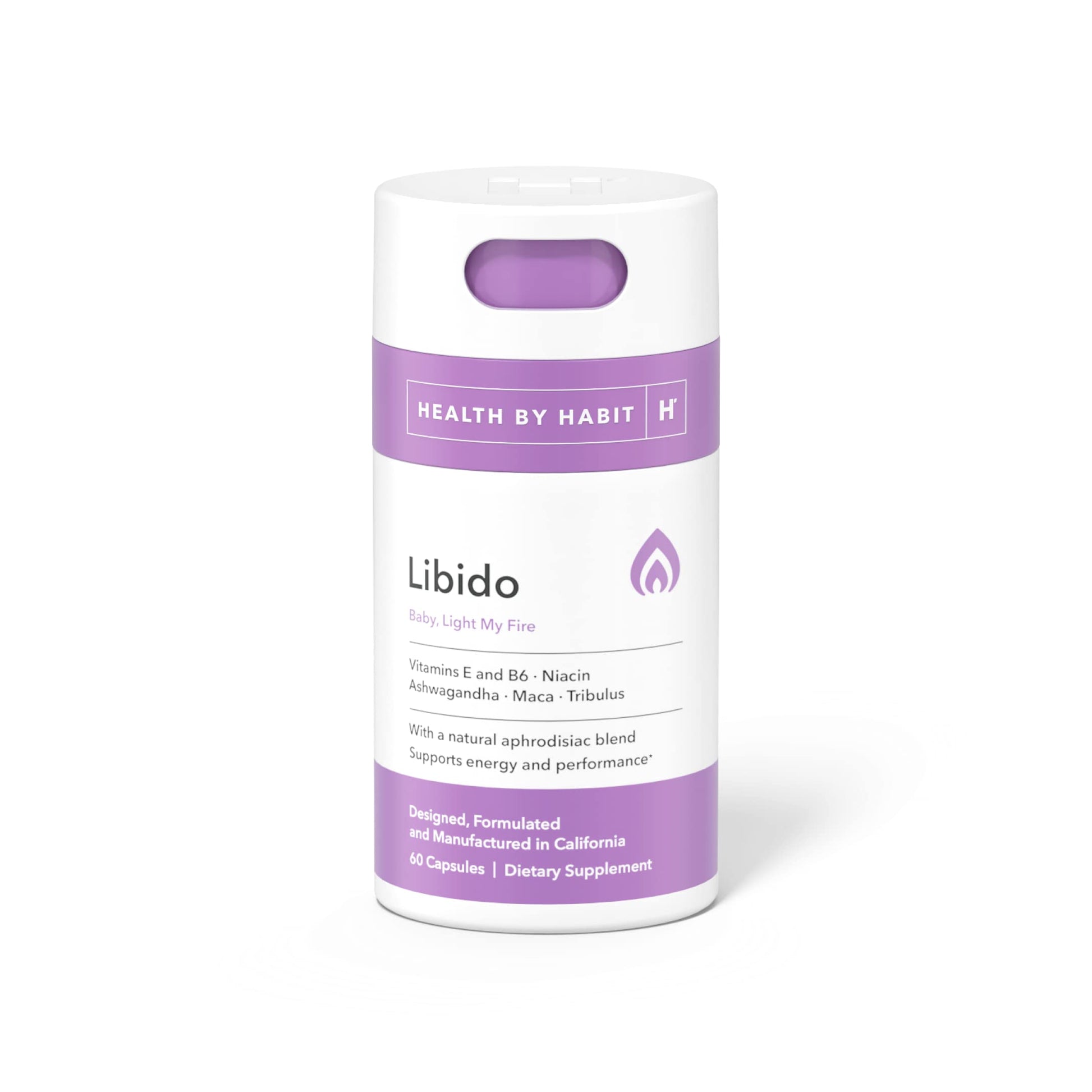 Health By Habit Libido Blend Capsule, 60 Count
