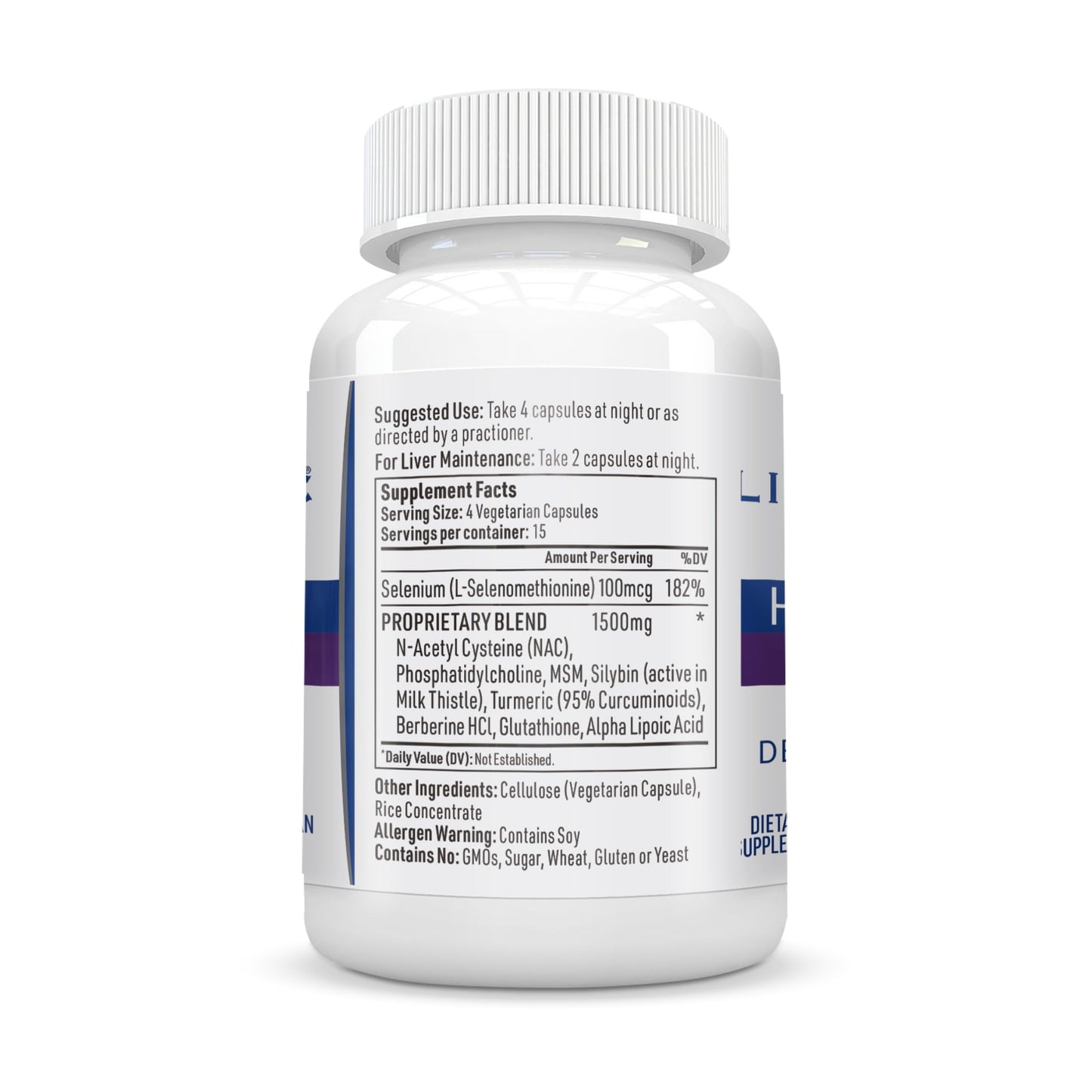 Liver Medic Hepatiben Liver Detox Cleanse Capsules 60 Count