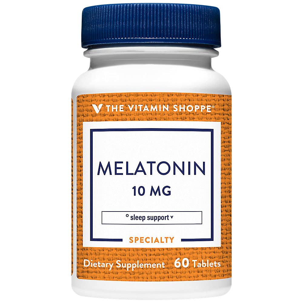 The Vitamin Shoppe Melatonin 10MG Tablets 60 Count