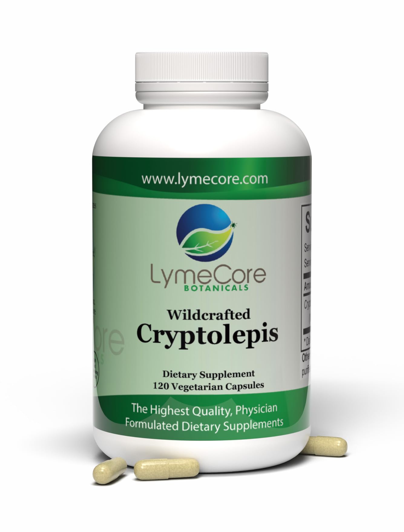 LymeCore Botanicals Cryptolepis Root Extract Capsule, 120 Capsules