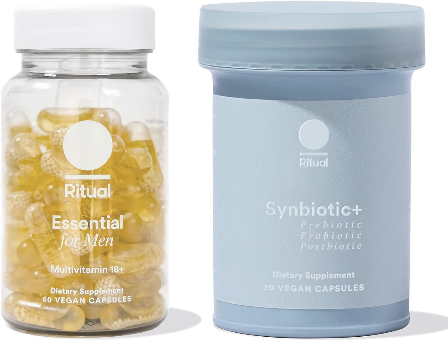Ritual Synbiotic+ Probiotic Gut Health Support and Men's 18+ Multivitamin Capsule, 1 Capsule