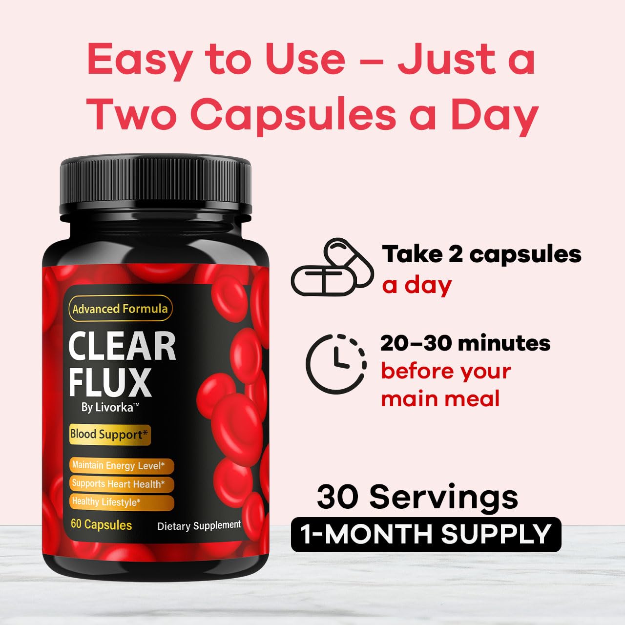 Pharmagetics Clear Flux Capsules, 60 Capsules