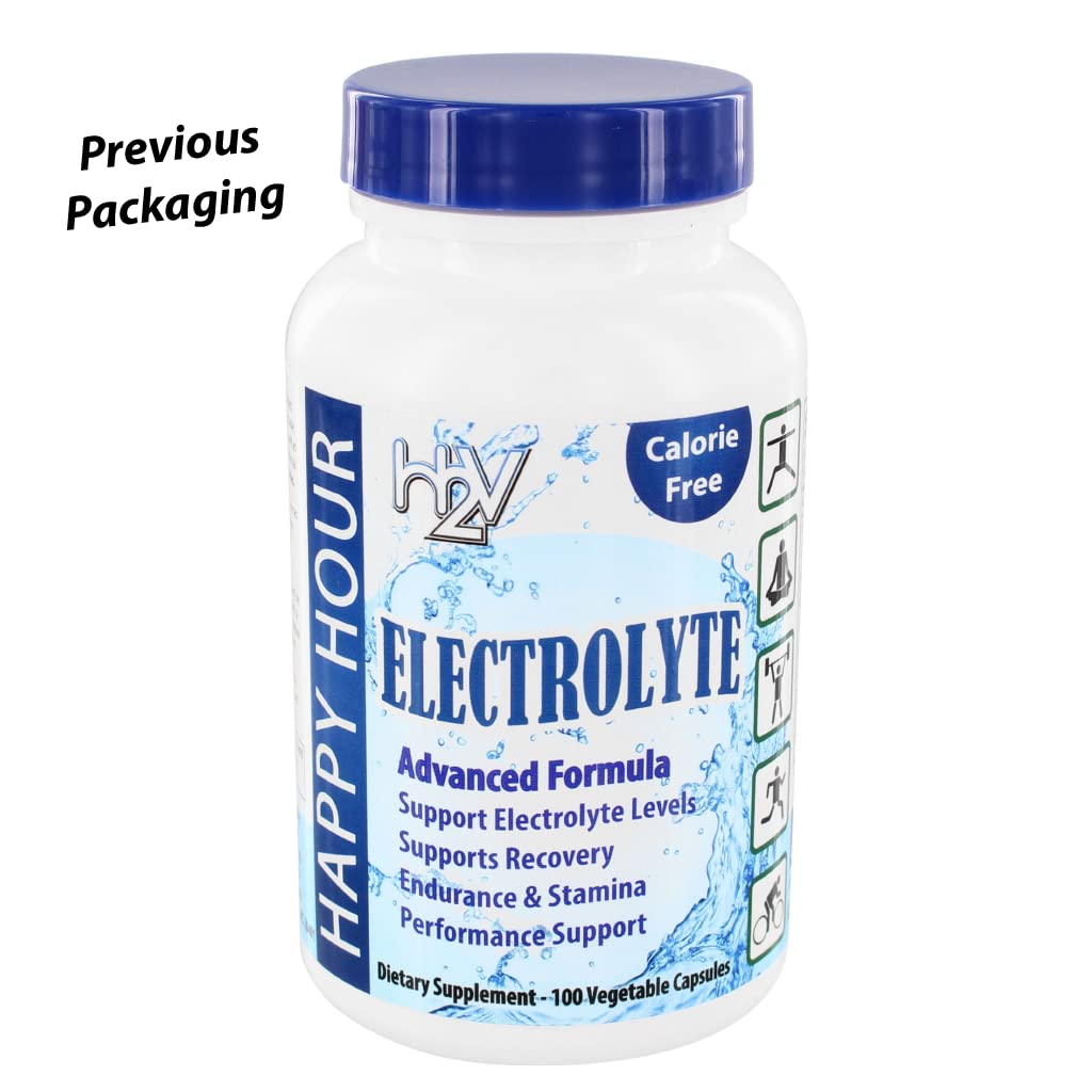 Happy Hour Vitamins Electrolyte Capsule, 100 Count