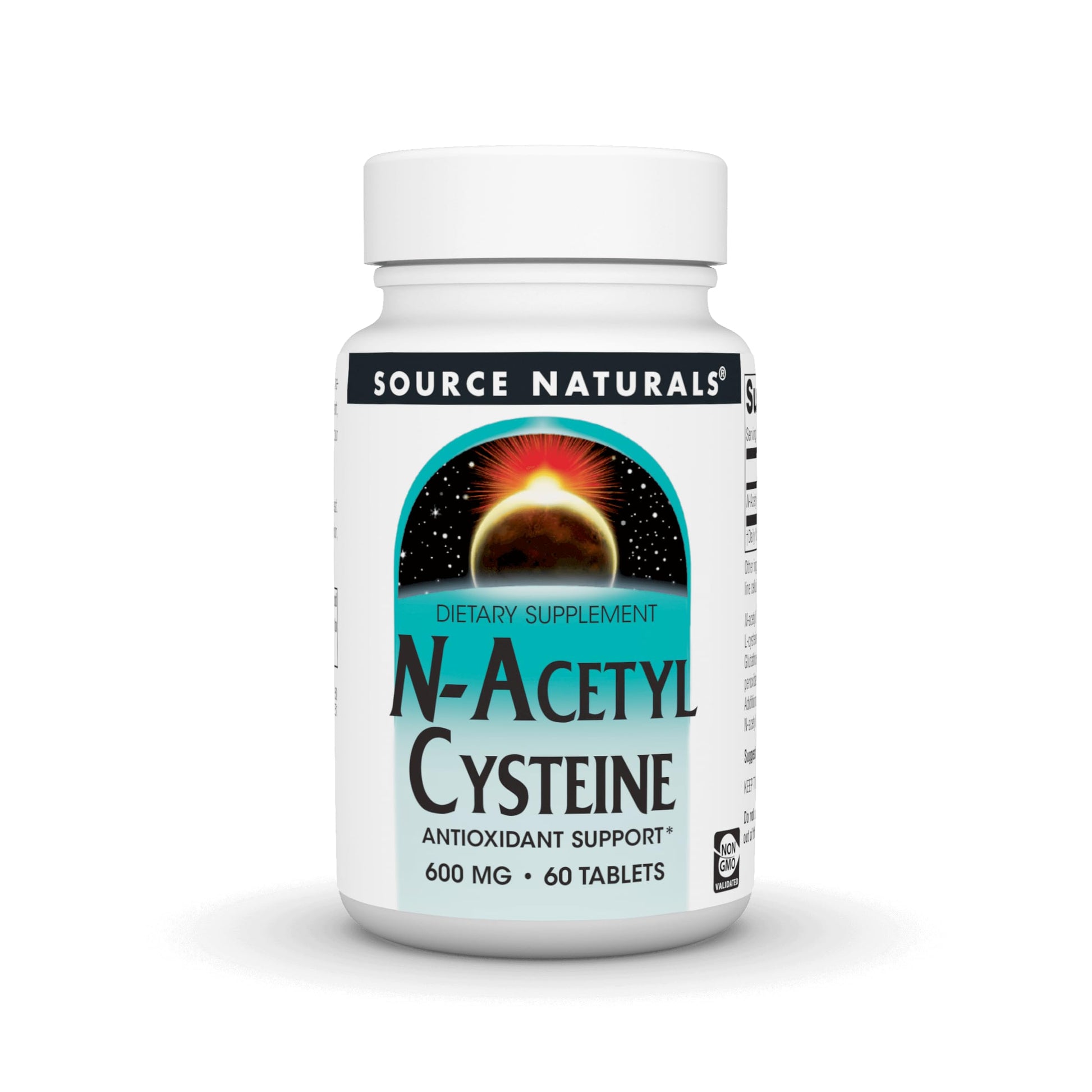 Source Naturals N-Acetyl Cysteine 600mg, 60 Tablets