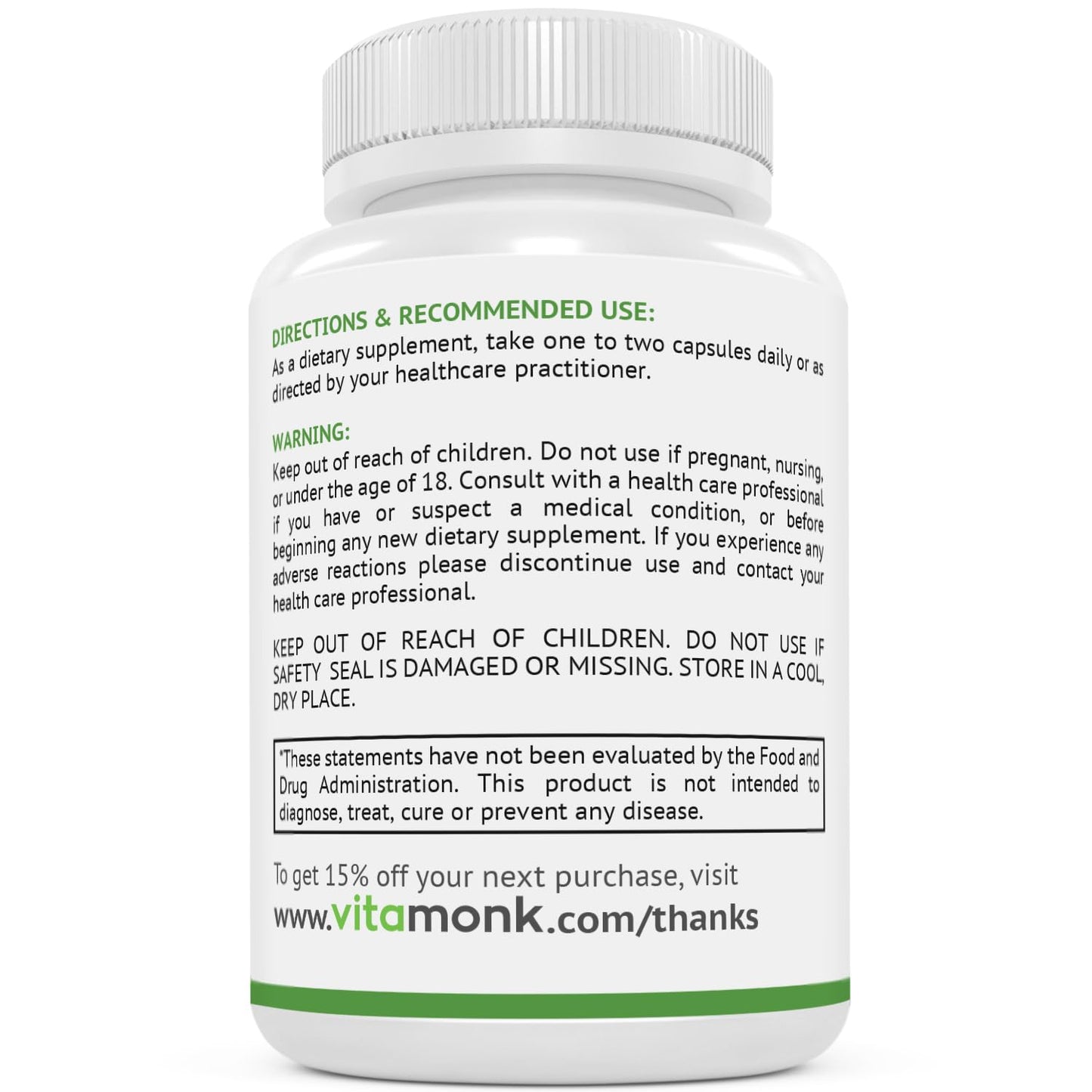 VitaMonk FenuTrax Fenugreek Extract - Testosterone Support - Stronger Than Testofen Capsules, 60 Count