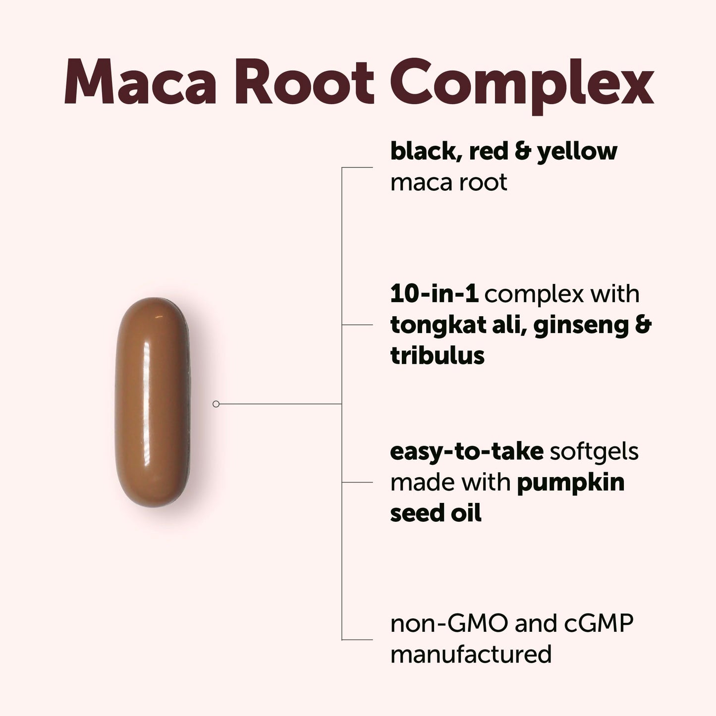 Micro Ingredients Maca Root Complex for Women & Men Softgels 300