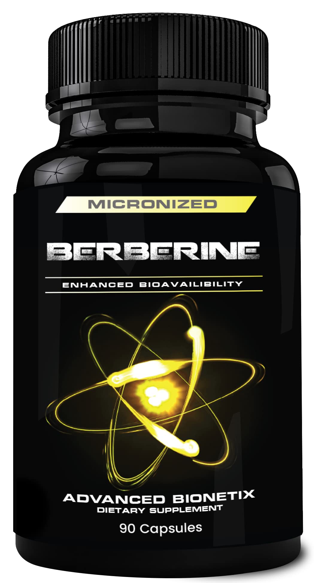 Advanced Bionetix 1500mg Advanced Bioavailability Micronized Berberine Supplement All Natural w/BerbeTal™ Support 90 Capsules