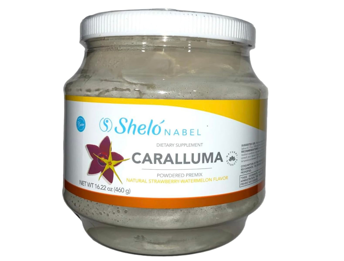 Sheló NABEL Caralluma Powder Premix Natural Strawberry/Watermelon Flavor Powder, 16.23