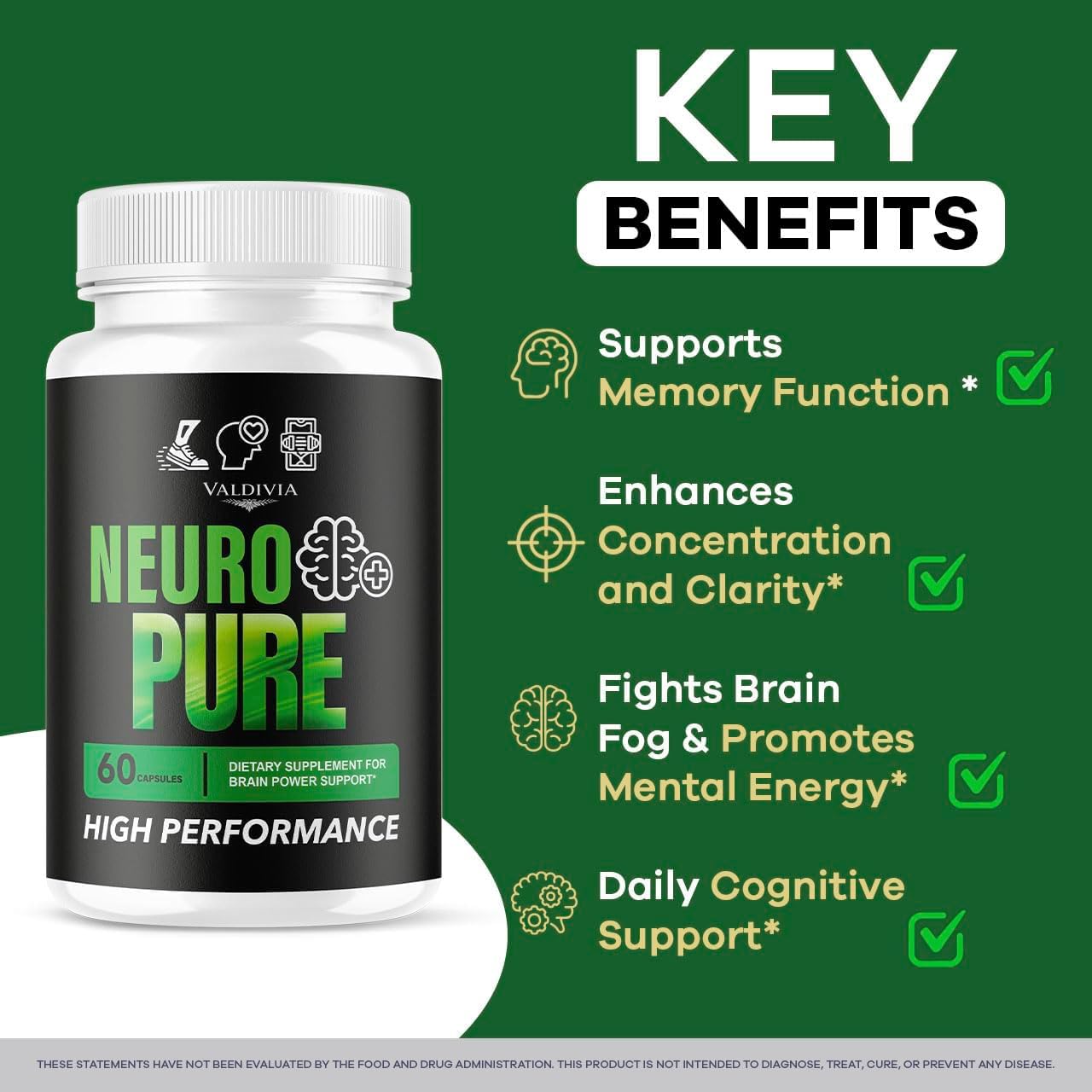 Valdivia Neuro Pure Capsules 300 Capsules