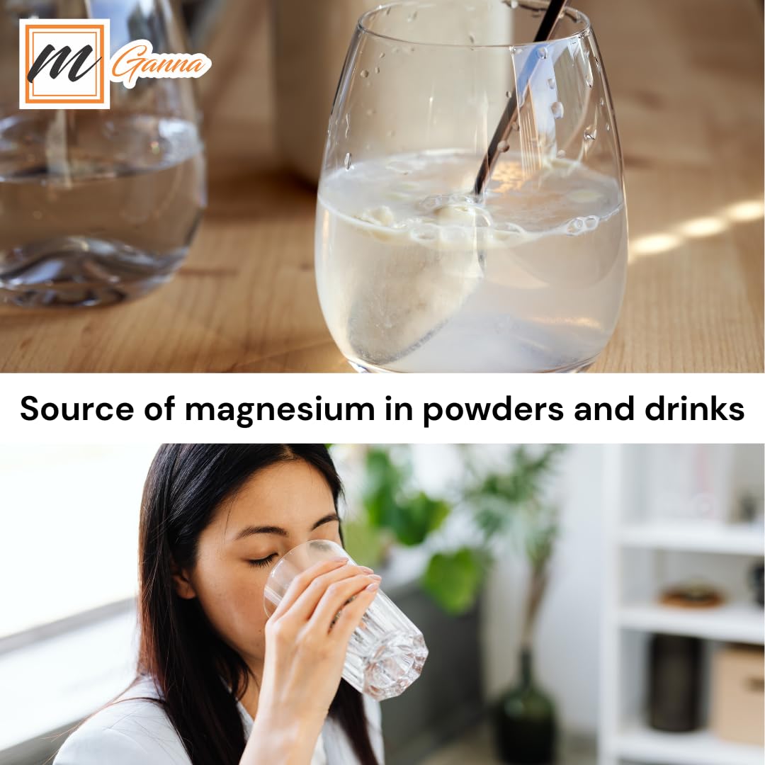 mGanna Magnesium Gluconate Powder, 8 oz