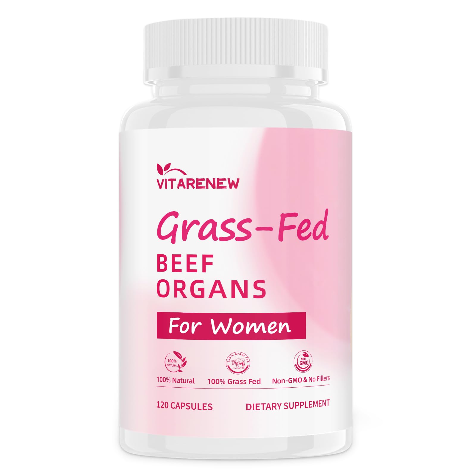 VITARENEW Beef Organ Supplement for Women Capsules 120