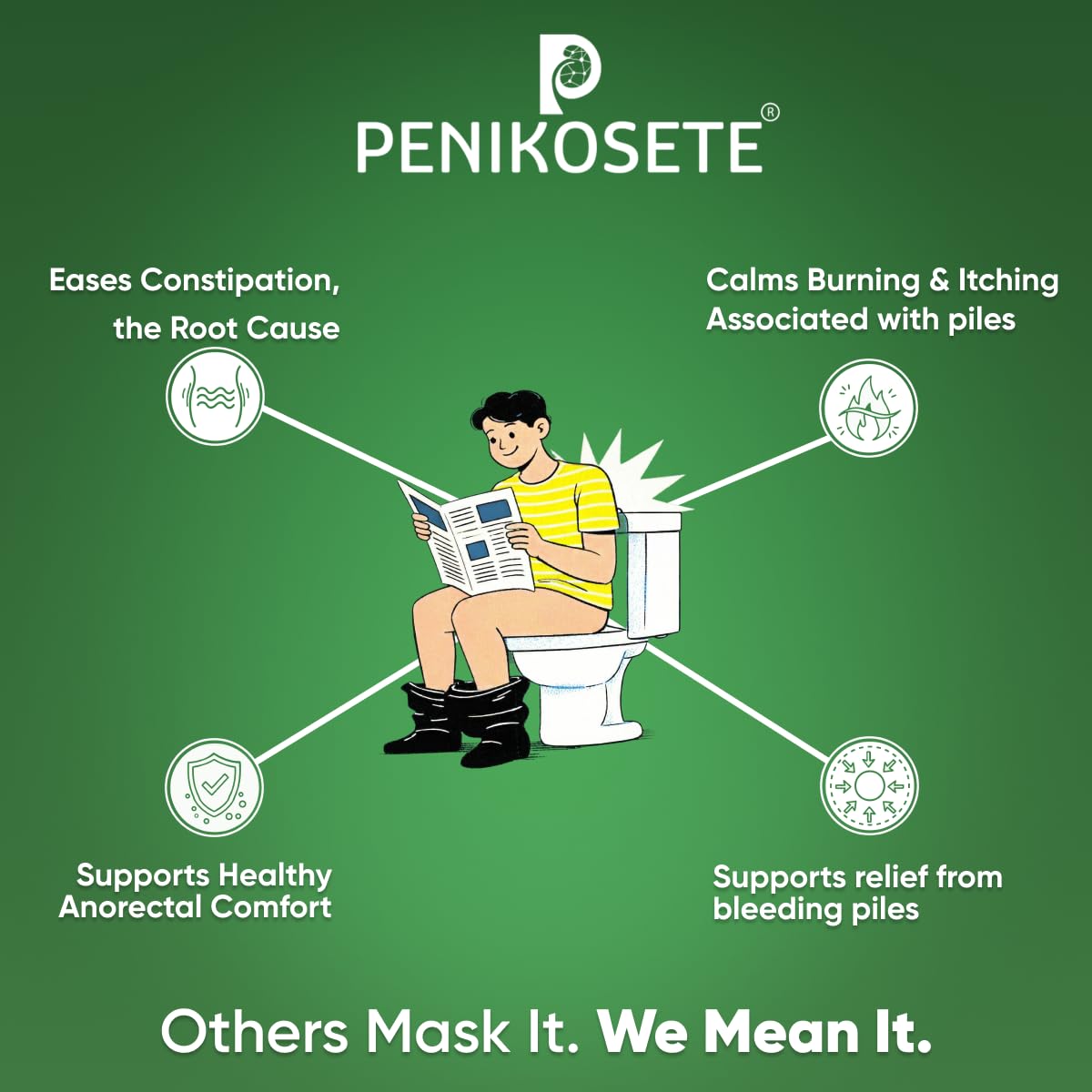 PENIKOSETE Hemorrhoid Tablets 60 Tablets
