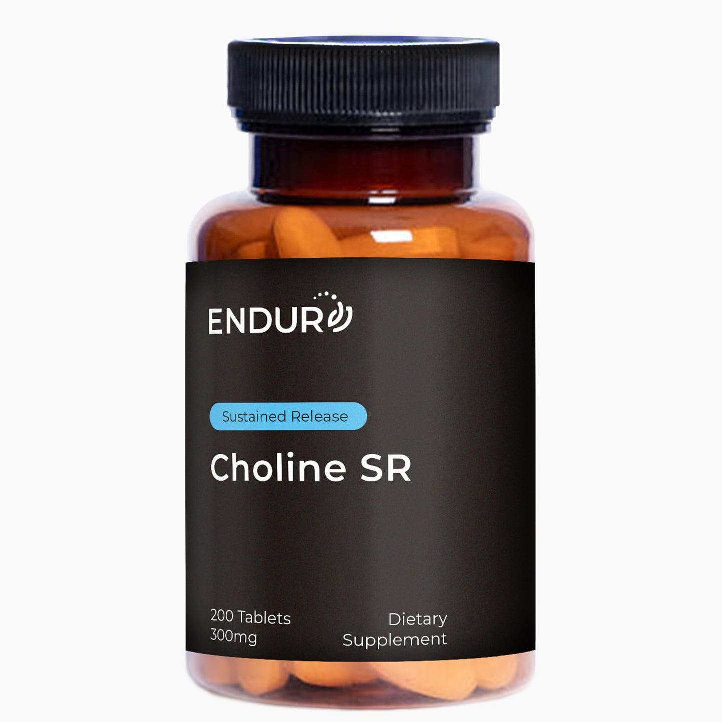 Endurance Products ENDUR Choline L(+) Bitartrate SR 300 mg Tablet, 200 Count