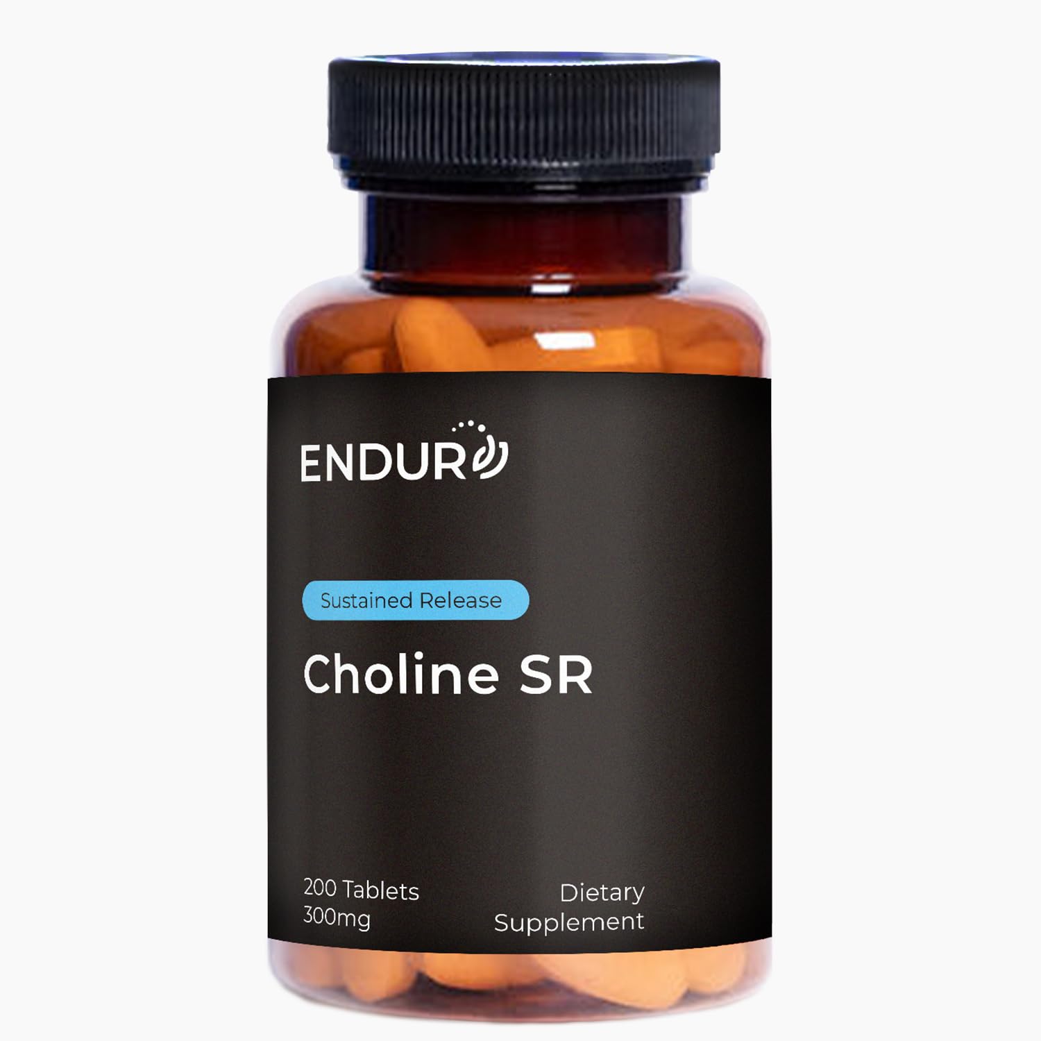 Endurance Products ENDUR Choline L(+) Bitartrate SR 300 mg Tablet, 200 Count