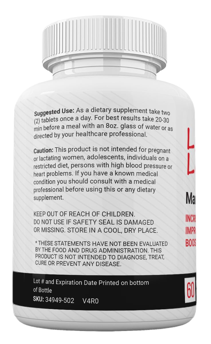 Zonata Laguna's Long Dietary Supplements for Men 60 Tablets