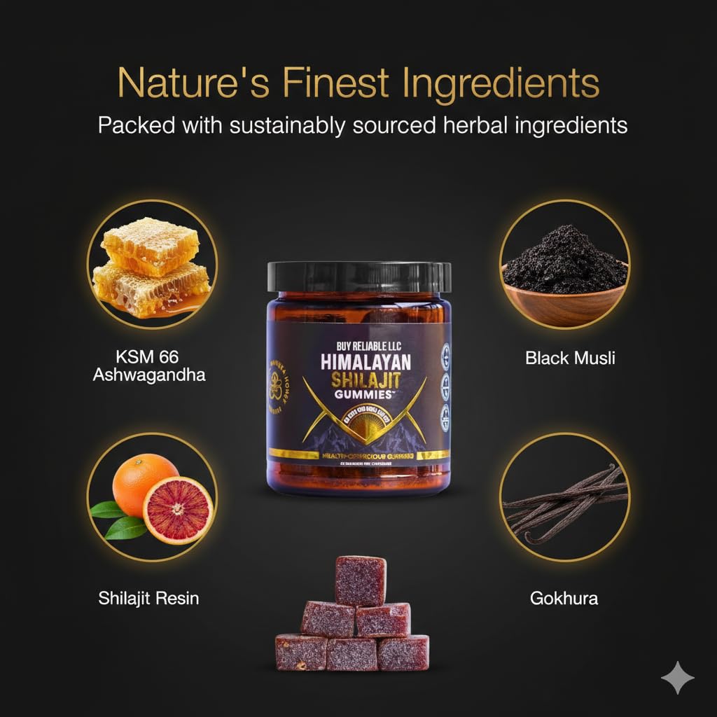 Buy Reliable LLC Shilajit Gummies (Gummy) 30 Count