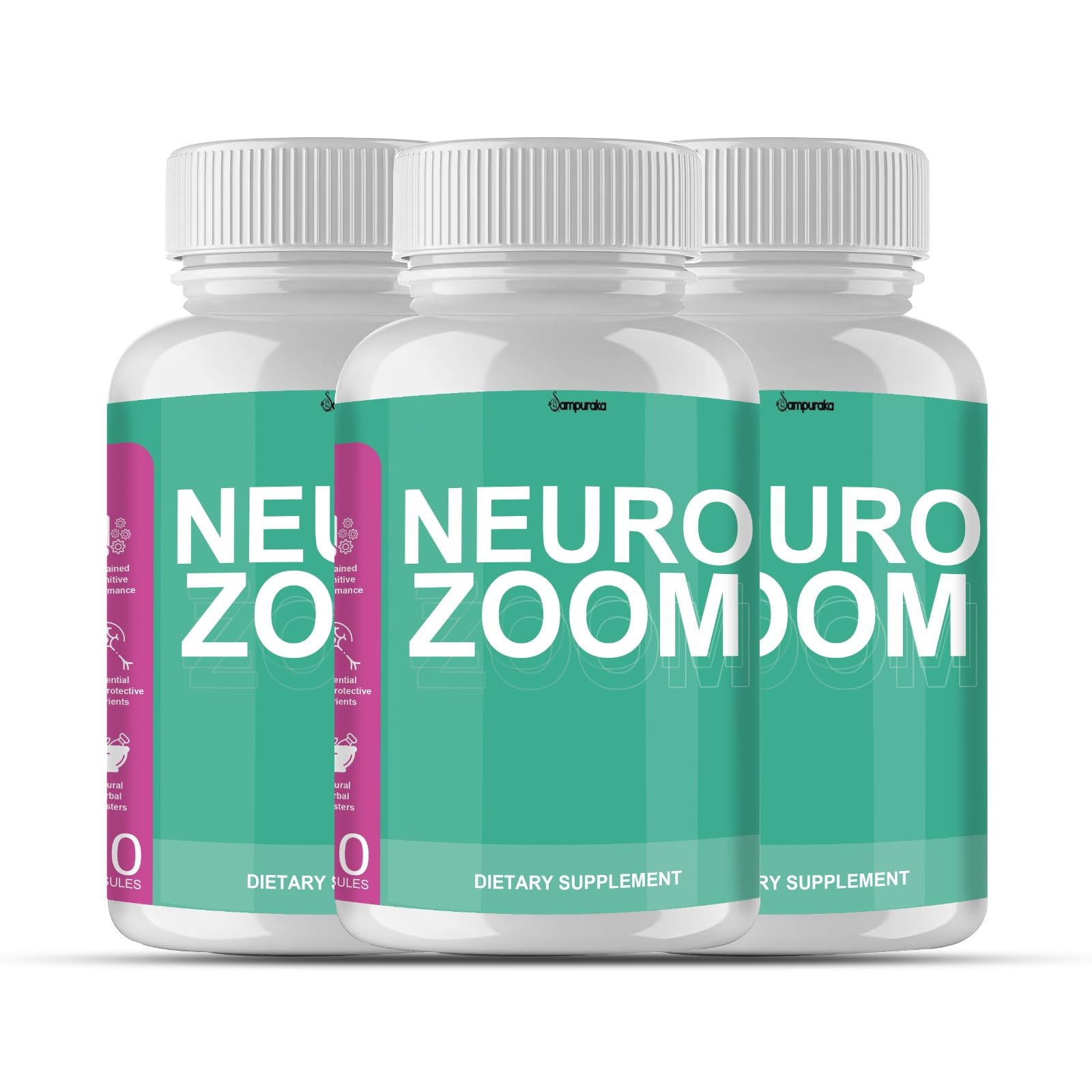 Sampuraka Neuro Zoom New Advanced Formula Supplement Capsules 60 Count