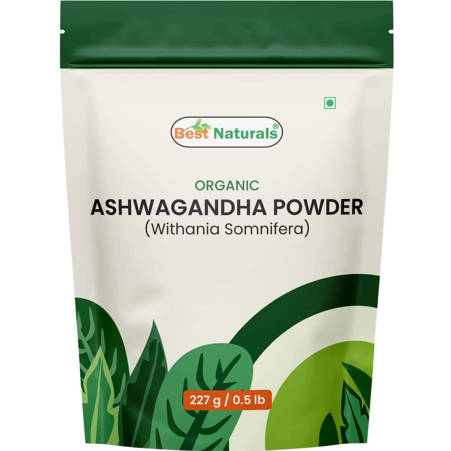 Best Naturals Certified USDA Organic Ashwagandha Powder 8 oz