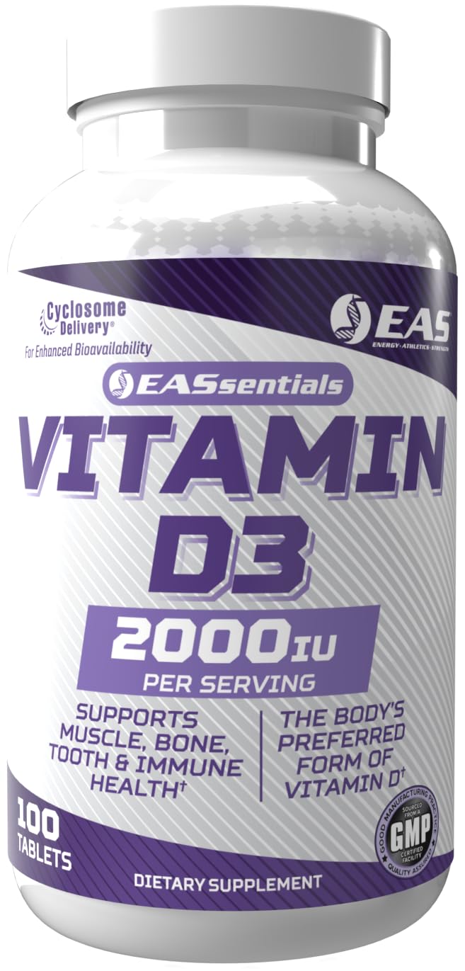 EAS Vitamin D3 2000 IU Tablet, 100 Tablets