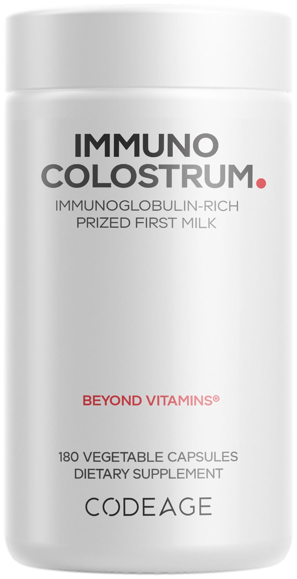 Codeage Colostrum Supplement Capsule, 180 Capsules