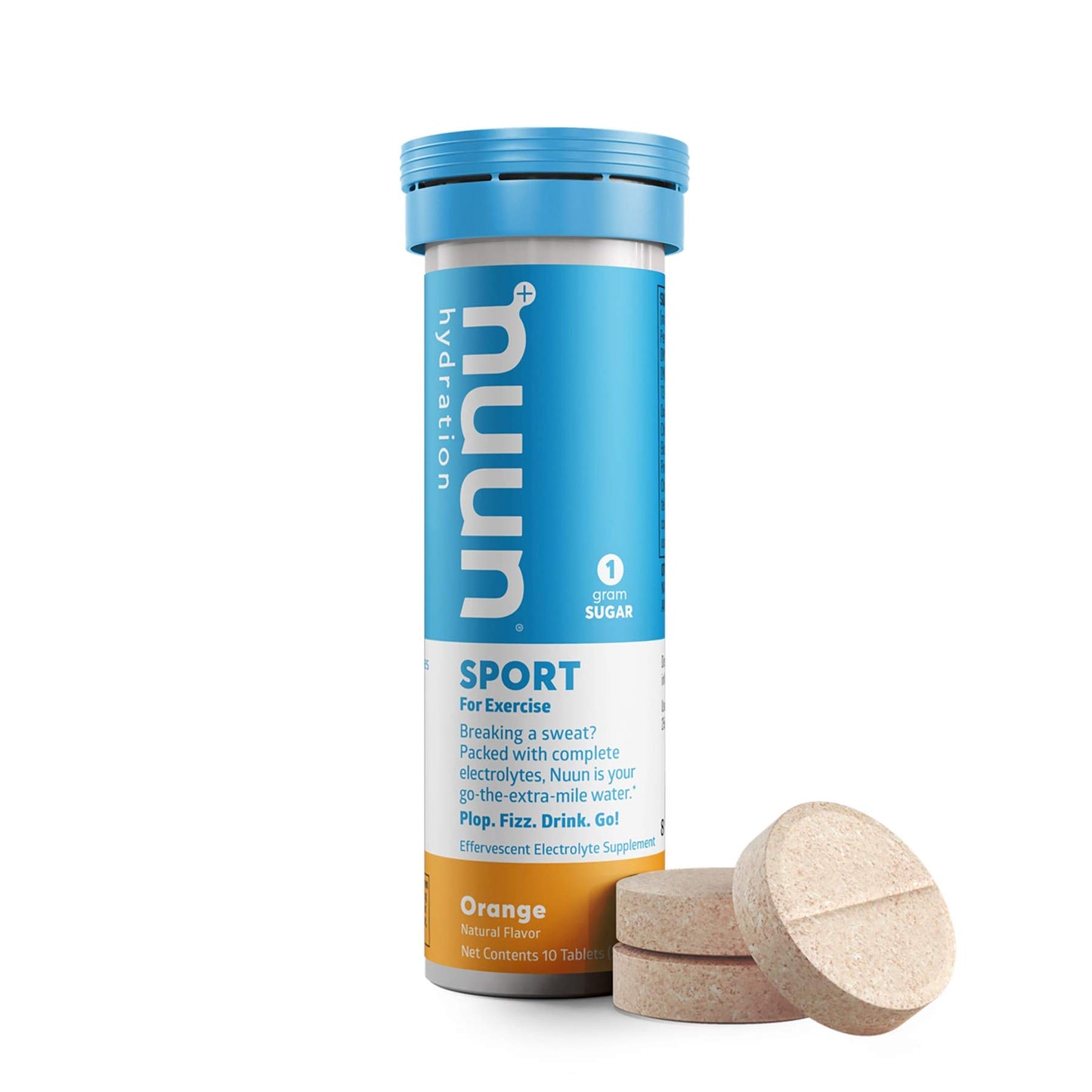 Nuun Sport Orange Electrolyte Enhanced Drink Tablets, 30 Tablets