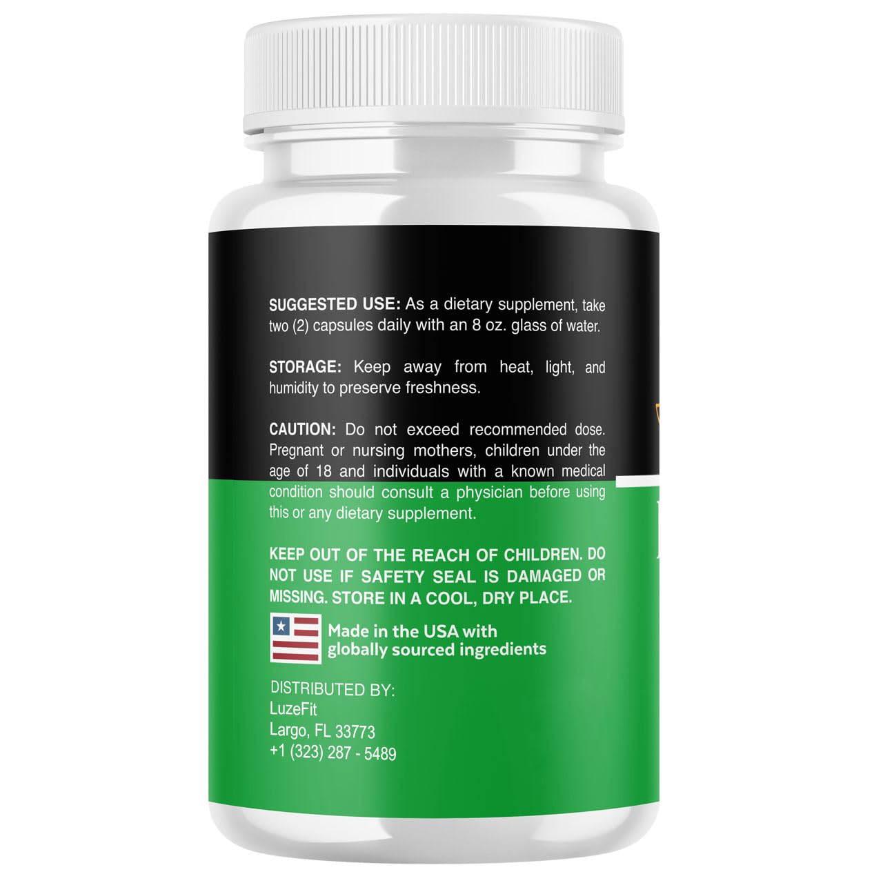 Valdivia Luze Fit Detox 180 Capsules