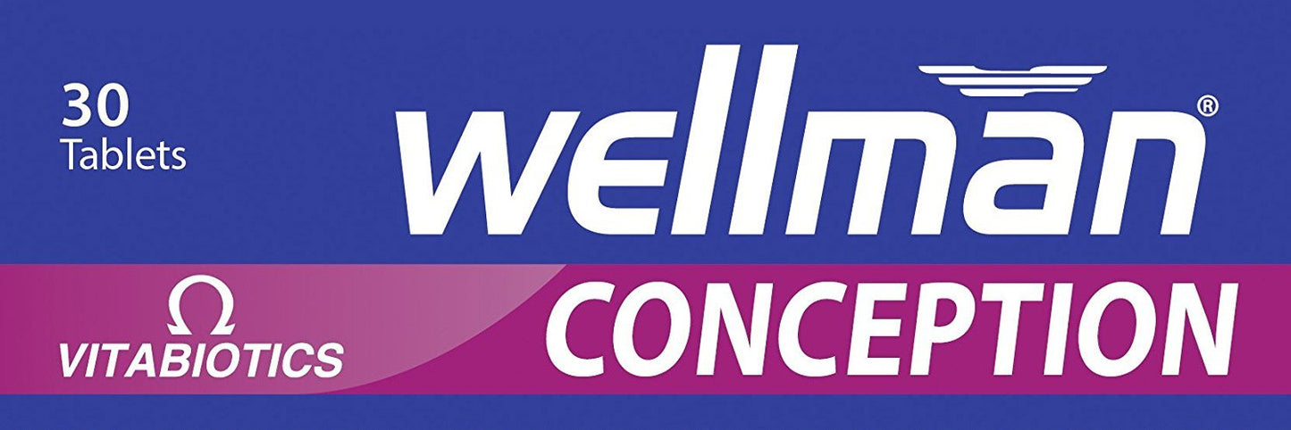 Vitabiotics Wellman Conception Tablets, 30 Count