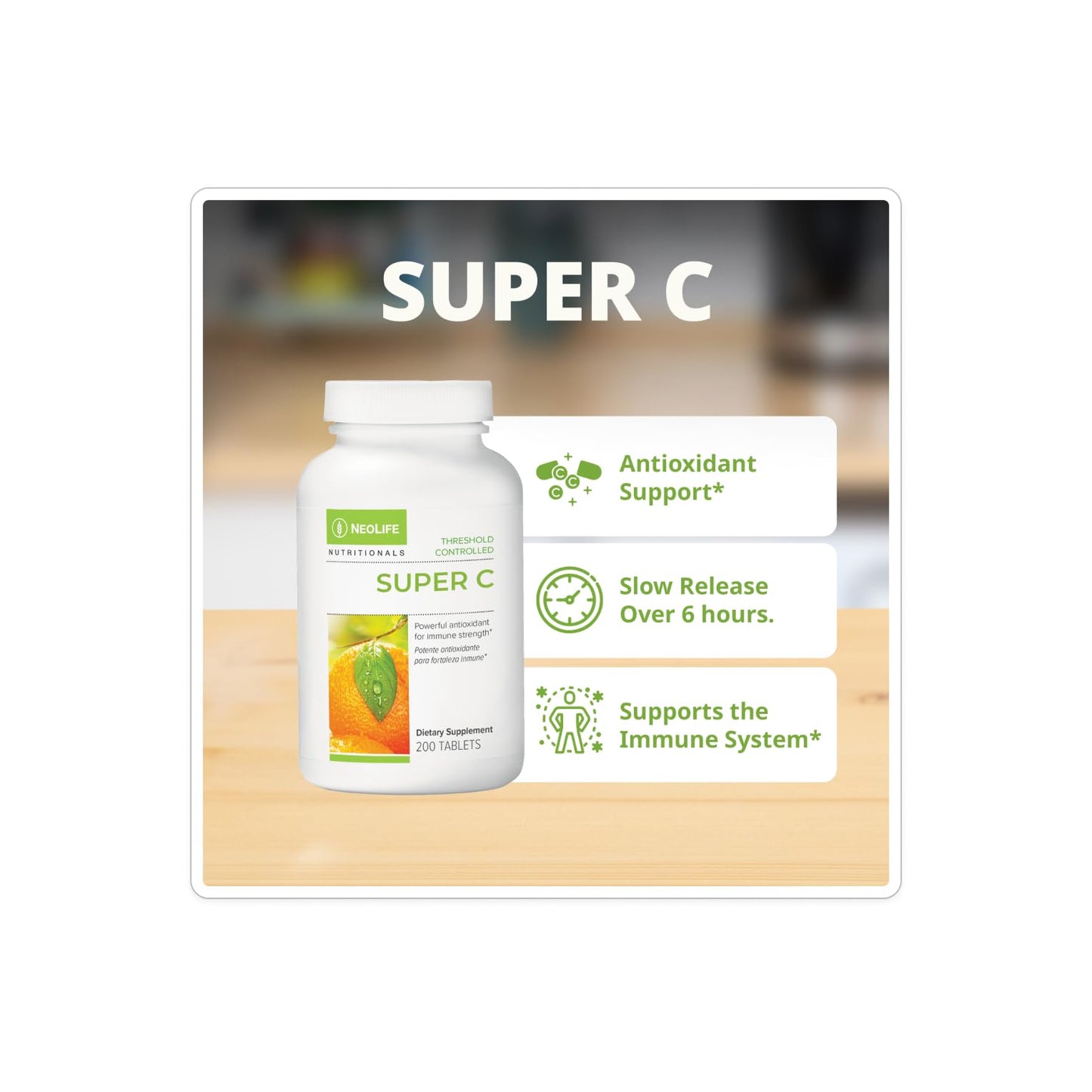 NeoLife Super C Tablet, 200 Tablets