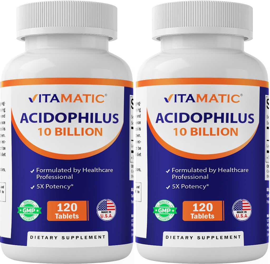 Vitamatic Acidophilus Probiotic Tablet, 240 Count