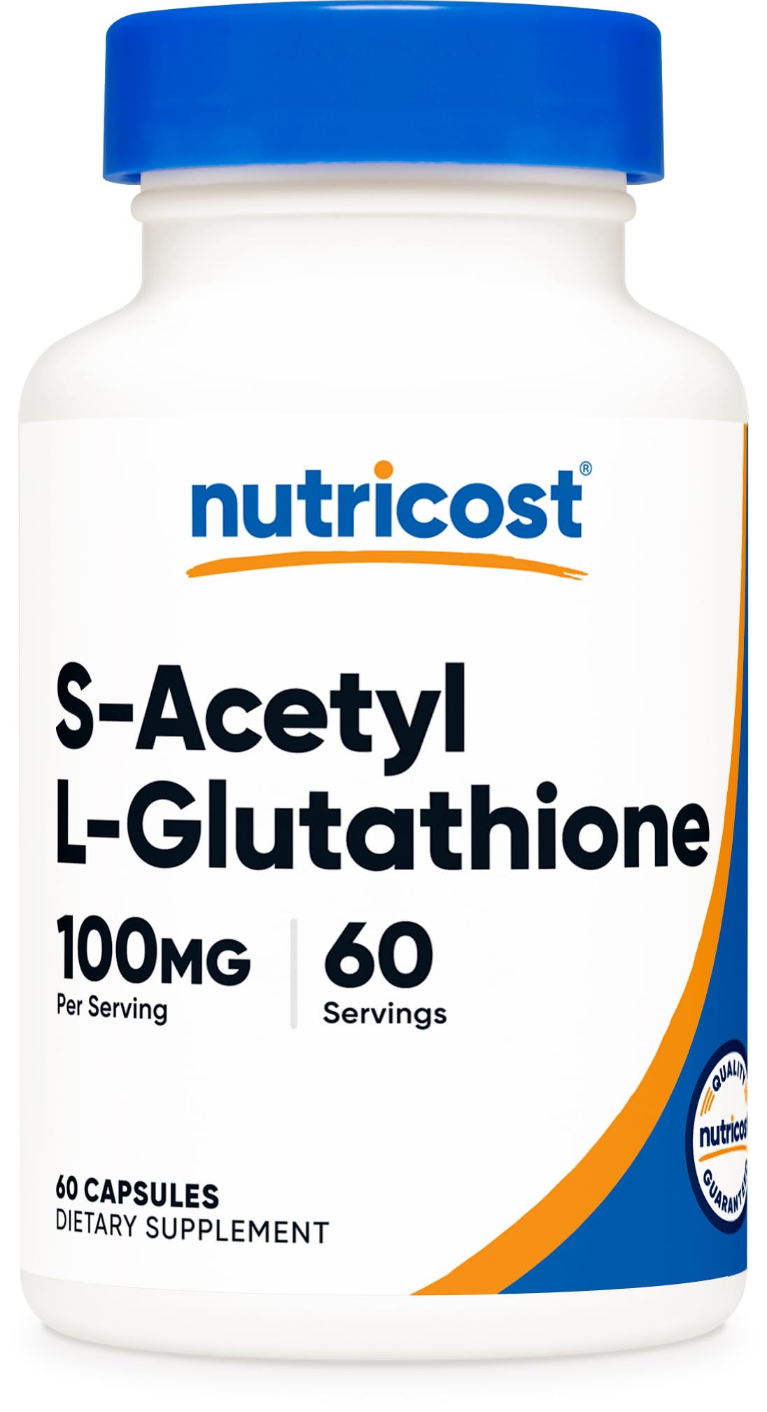 Nutricost S-Acetyl L-Glutathione 100MG Capsules, 60 Count