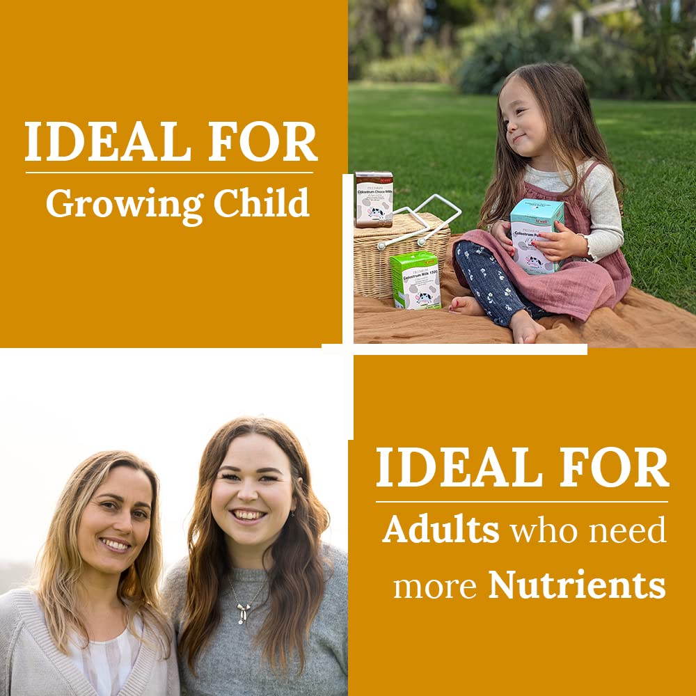 HI WELL PURE & NATURAL NEW ZEALAND Premium Grass-Fed Colostrum Gold Milk 400 Chewable Tablets