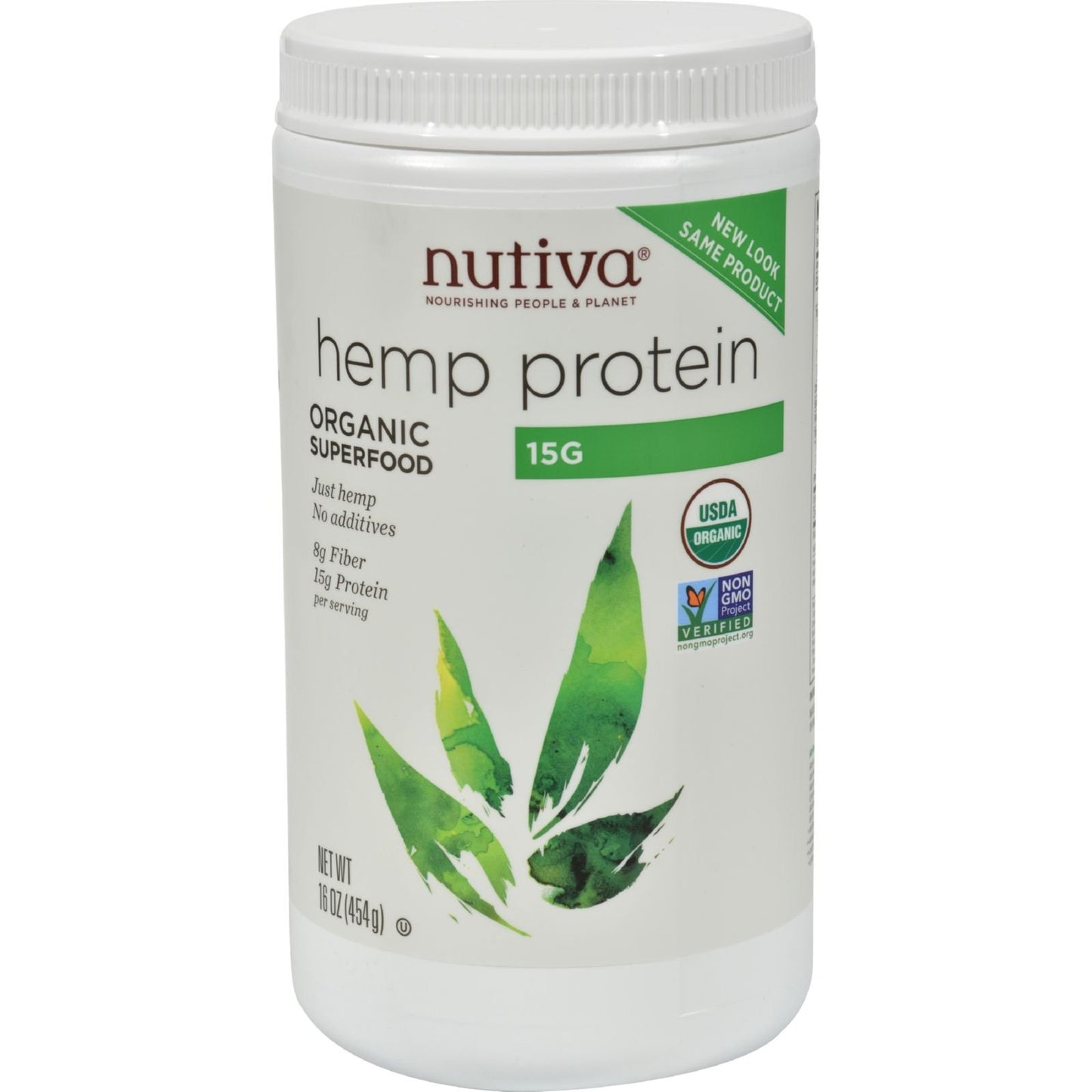 Nutiva Hemp Protein Powder 16 oz